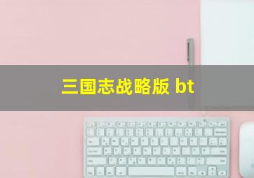 三国志战略版 bt